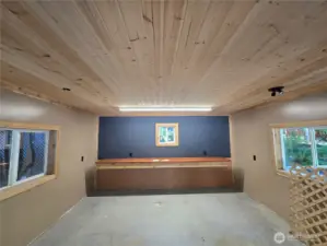 This new, fully insulated shop/shed, easily converts to additional living space.