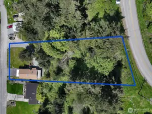 +/- .75 acres makes this a larger than normal lot for this neighborhood.