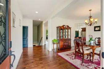 Step inside to soaring ceilings, rich designer touches, and a light-filled open floorplan.