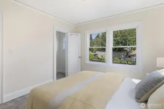 Another view of the main level bedroom