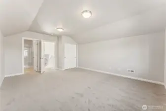3rd Floor bedroom. Photos are of lot 42 at Star Lake Crossing.