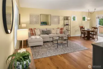 Solid Hardwood floors throughout main floor