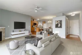 View Looking Back from Slider-Virtually Staged