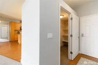 Entryway with Huge Walk-In Closet