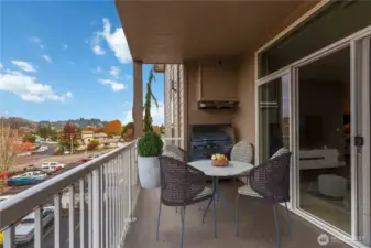 Private Deck with BBQ Hookup-Virtually Staged