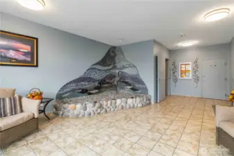 Lobby-Front Entrance with Elevator and Underground Garage Access