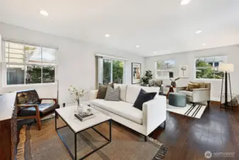 Just off the kitchen, a spacious rec room offers exceptional flexibility—perfect for additional dining, a playroom, home office or media lounge.