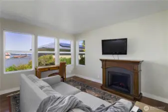 Upstairs living space