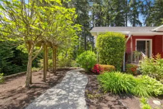 The fruit trees, blueberries, raspberries, figs and hydrangeas are all gearing up for summer.