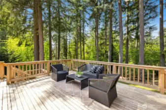 There is easy flow in and out of this home. Perfect for entertaining and day-to-day living.
