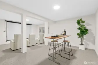 Basement Open Room