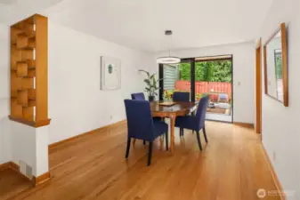 Hardwood floors throughout