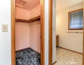 Primary Walk In Closet