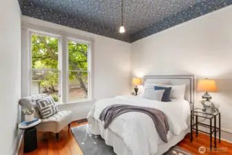 Primary Bedroom on the main level.