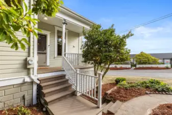 Exterior Access to the Basement.