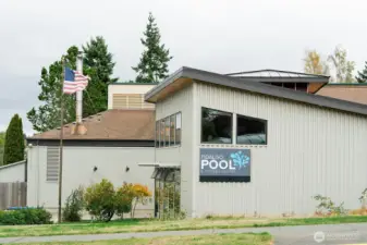 Pool across the street