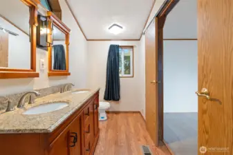 Updated primary bathroom.