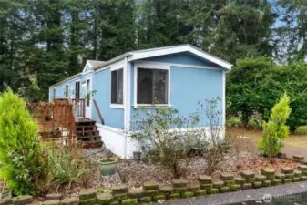 Easy to maintain landscaping.