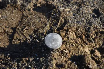 SE corner property marker.