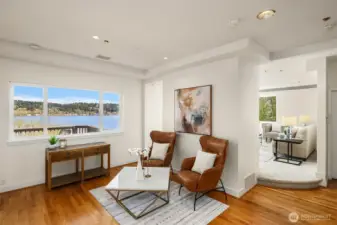 Step into the front door and you'll see just how impressive the view of the lake is. And it only gets better as you move through the home.