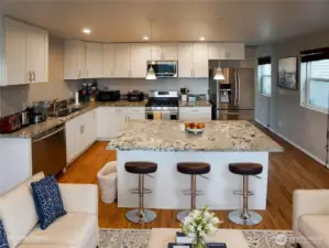 Virtually Staged Kitchen
