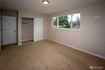 Main Level Bedroom (closets for all bedrooms are generous)