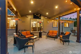 Massive covered outdoor space.