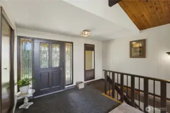 Grand entrance with immediate spacious presentations and views.