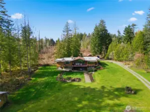 Gentle slops are perfect as all the space is usable.