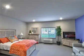 Guest room can be reserved for out of town visitors.