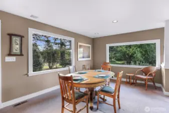 Large windows allow lots of light