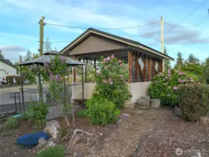 Looking from the front of the home