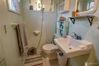 3/4 bath with new tile