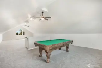 Plenty of space for games, home gym or theater!