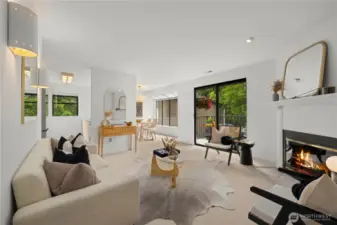 Open concept living.