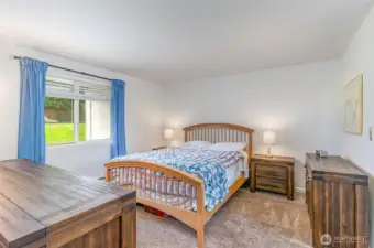 Spacious primary bedroom