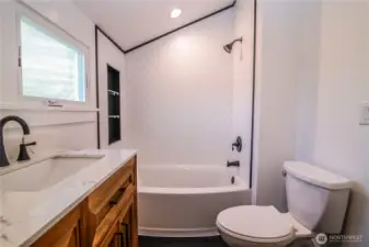 Another view of upstairs bath.