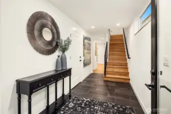 Large, welcoming entryway