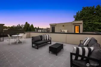 Fantastic roof deck