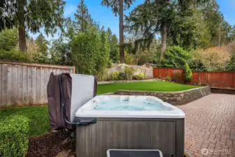 Jacuzzi hot tub installed in 2019. Conveys with the home