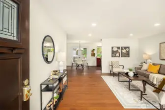 Full interior update including new engineered hardwood floors