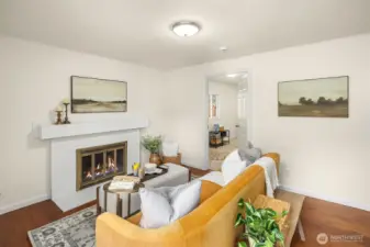 Imagine a cozy night in in front of the fire.