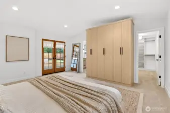 Dedicated wardrobe closet