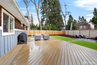 Larg trex entertaining deck (2025)