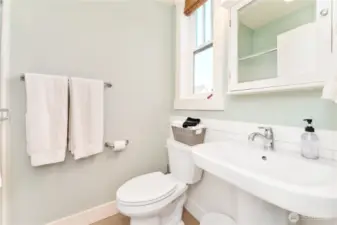 Main floor powder bath