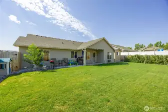 large backyard