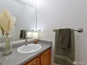 Main floor powder room