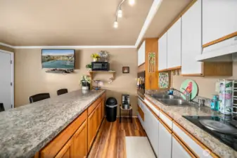 Modernized Cooks Kitchen