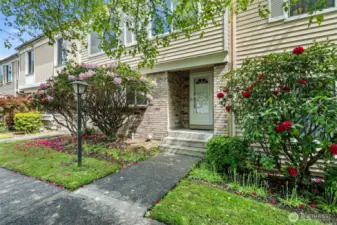 Covered front entry