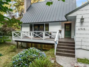 Welcoming Front Porch with Front Door Entry.